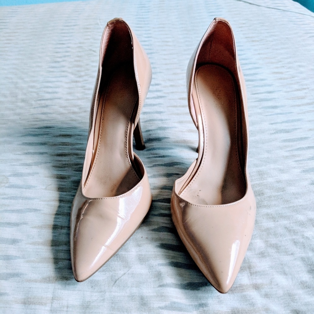 MICHAEL KORS, Cream colored, pointed heels